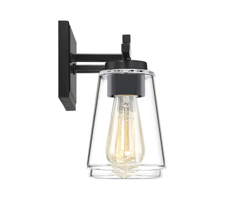 Calhoun 2-Light Bathroom Vanity Light in Black