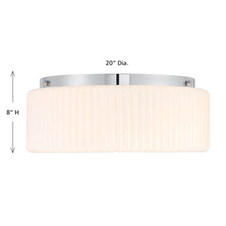 Edgemont 4-Light Ceiling Light in Chrome