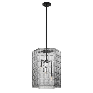 Reddick 3-Light Pendant in Matte Black