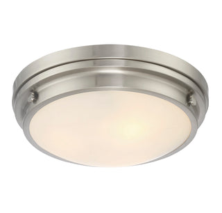 Lucerne 3-Light Ceiling Light in Satin Nickel