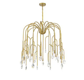 Anholt 8-Light Chandelier in Noble Brass