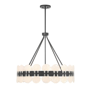 Bancroft 6-Light Chandelier in Matte Black