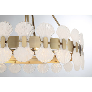 Bancroft 6-Light Chandelier in Noble Brass