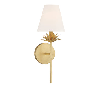 1-Light Wall Sconce in True Gold