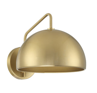 1-Light Wall Sconce in Natural Brass