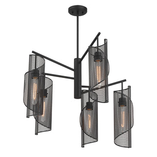 Hillbourne 5-Light Chandelier in Matte Black