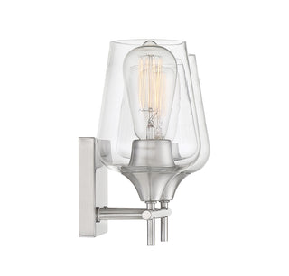 Octave 2-Light Bathroom Vanity Light in Satin Nickel