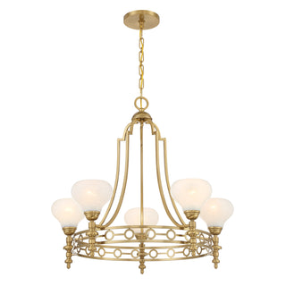 Allston 5-Light Chandelier in Warm Brass