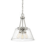 Calhoun 3-Light Pendant in Satin Nickel