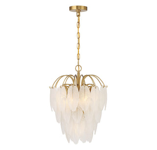 Boa 5-Light Chandelier in Warm Brass by Breegan Jane