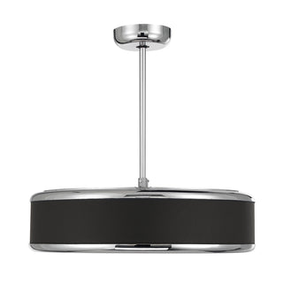 Archer LED Fan D'Lier in Polished Nickel