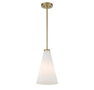 Bristol 1-Light Pendant in Warm Brass