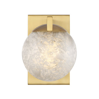 Darien 1-Light Wall Sconce in Warm Brass