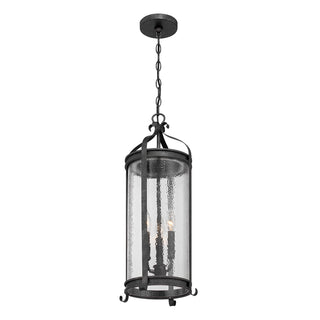 Preston 3-Light Outdoor Hanging Lantern in Iron Oxide
