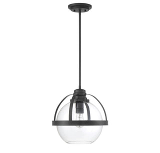 Pendleton 1-Light Pendant in 
Matte Black