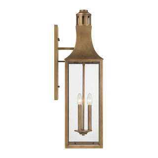 Lancaster 2-Light Outdoor Wall Lantern in Atlas Bronze