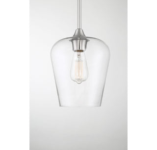 Octave 1-Light Pendant in Satin Nickel