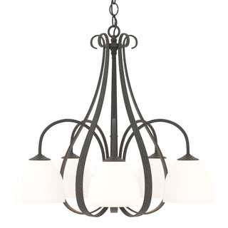 Sweeping Taper 5 Arm Chandelier