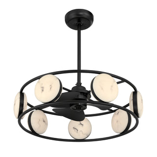 Castra LED Fan D'Lier in Matte Black