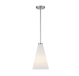 Bristol 1-Light Pendant in Satin Nickel