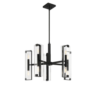 Winfield 10-Light Chandelier in Matte Black