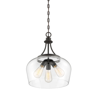 Octave 3-Light Pendant in English Bronze
