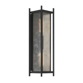 Jacobs 2-Light Outdoor Wall Lantern in Matte Black