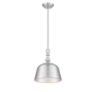 Berg 1-Light Pendant in Satin Nickel
