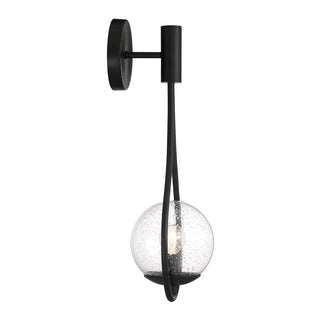 Encino 1-Light Wall Sconce in Matte Black