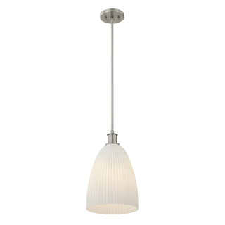 Baldwin 1-Light Pendant in Satin Nickel