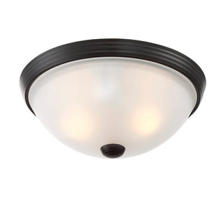 2-Light Ceiling Light in English Bronze