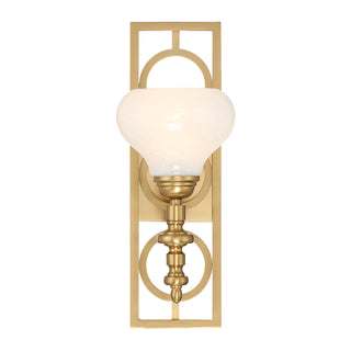 Allston 1-Light Wall Sconce in Warm Brass
