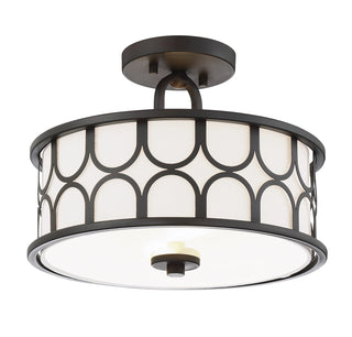 2-Light Ceiling Light in Oil Rubbed Bronze