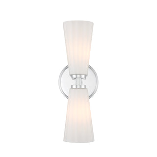 2-Light Wall Sconce in Chrome