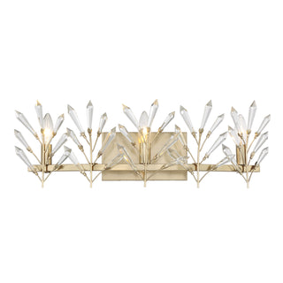 Orianna 3-Light Bathroom Vanity Light in Noble Brass