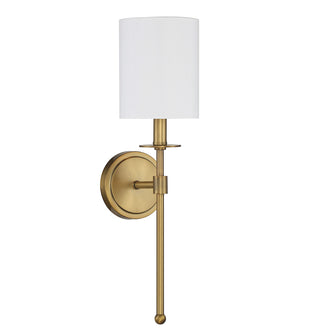 1-Light Wall Sconce in Natural Brass