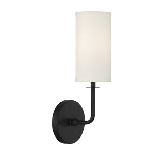 Powell 1-Light Wall Sconce in Matte Black