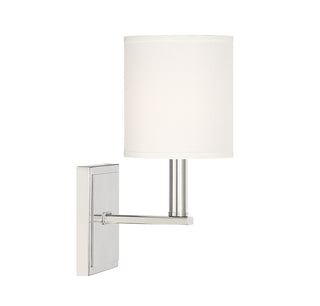 Waverly 1-Light Wall Sconce in Satin Nickel