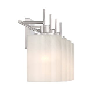 4-Light Bathroom Vanity Light in Brushed Nickel