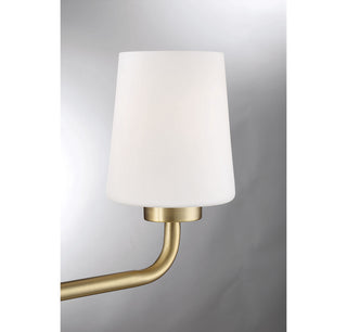 Capra 3-Light Bathroom Vanity Light in Warm Brass