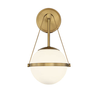 Polson 1-Light Wall Sconce in Warm Brass