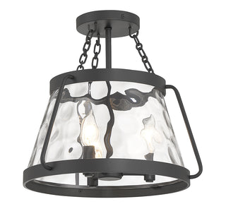 Crawford 3-Light Ceiling Light in Matte Black