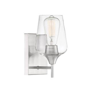 Octave 1-Light Wall Sconce in Satin Nickel