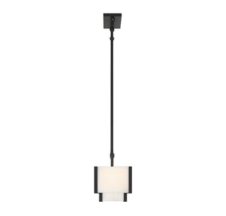 Orleans 8-Light Linear Chandelier in Black Cashmere