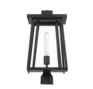 Denver 1-Light Outdoor Post Lantern in Matte Black