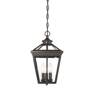 Ellijay 3-Light Outdoor Hanging Lantern in English Bronze