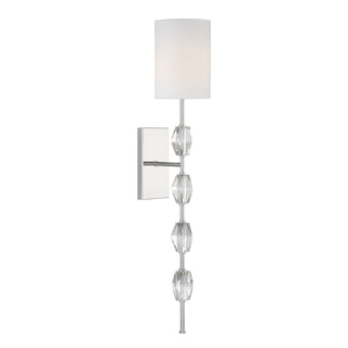 Sebring 1-Light Wall Sconce in Polished Nickel