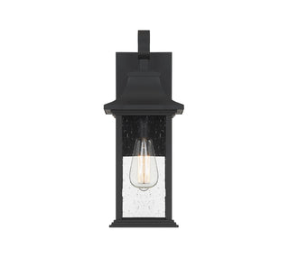 Hancock 1-Light Outdoor Wall Lantern in Matte Black