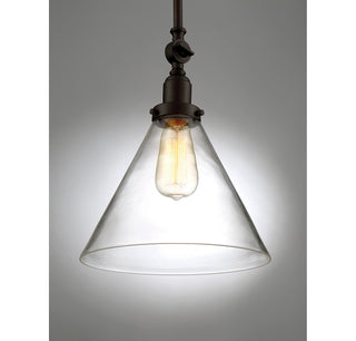 Drake 1-Light Pendant in English Bronze