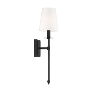 Monroe 1-Light Wall Sconce in Matte Black